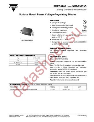 SMZG3790B-E3/51 datasheet  